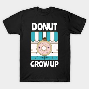 Donut Grow Up Donut Resist Donut Judge Cute Donut Economics T-Shirt